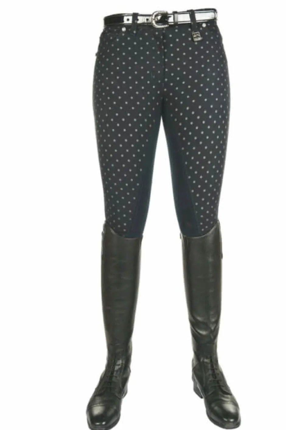 HKM Reithose -Dots- Dreiviertel Besatz