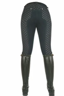 HKM Reithose -Dots- Dreiviertel Besatz