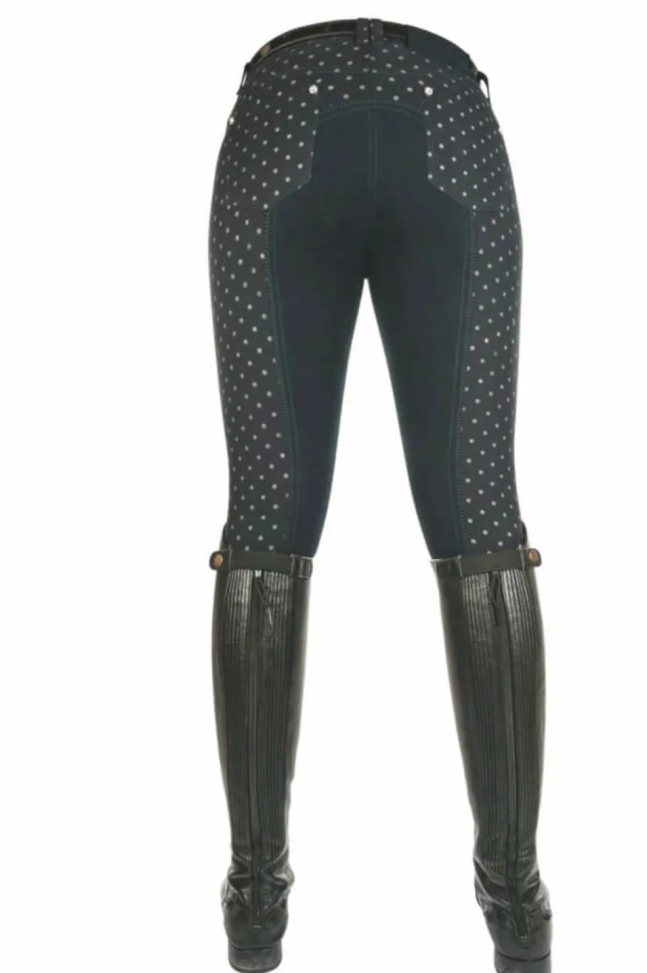HKM Reithose -Dots- Dreiviertel Besatz