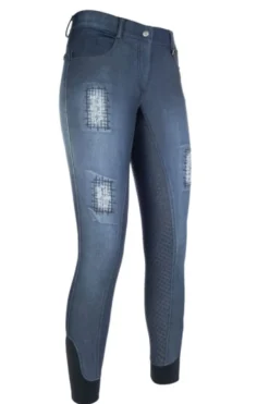 HKM Reithose -Hard Used- Silikon-Vollbesatz