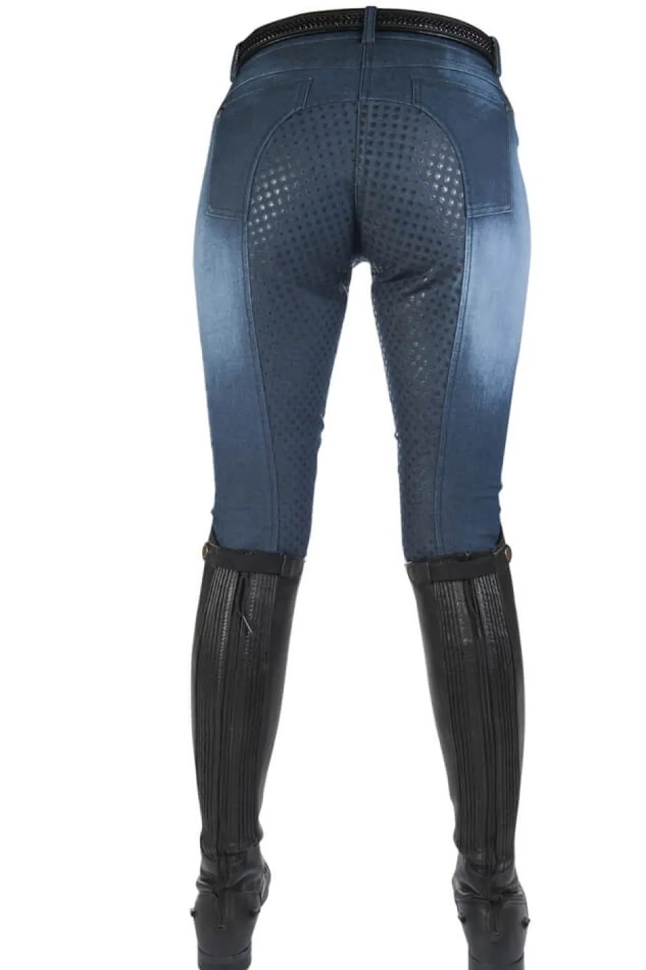 HKM Reithose -Hard Used- Silikon-Vollbesatz