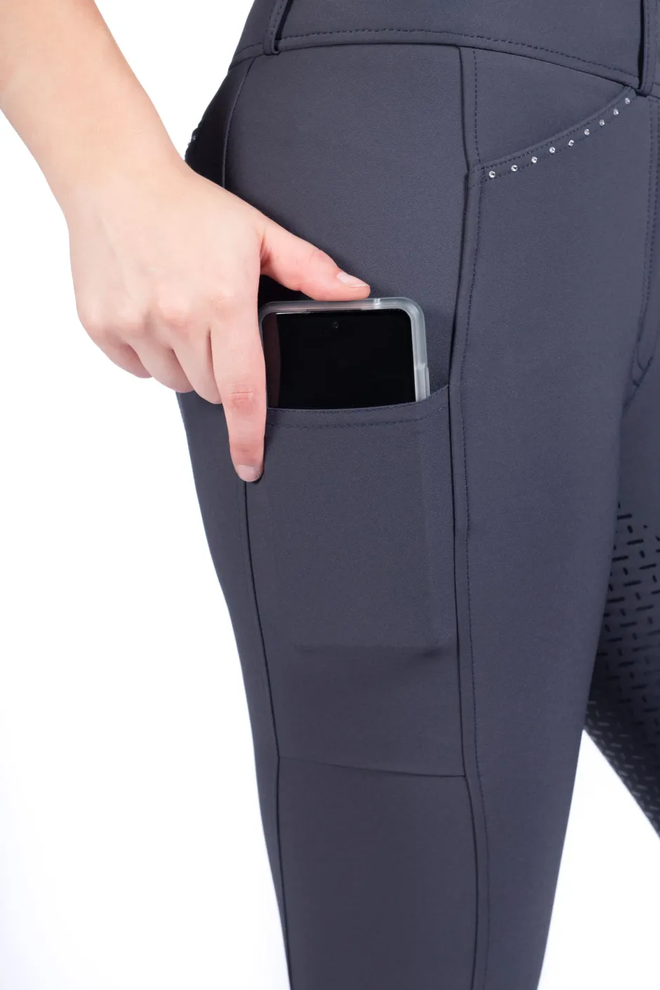 HKM Reithose -Helene- Silikon-Vollbesatz