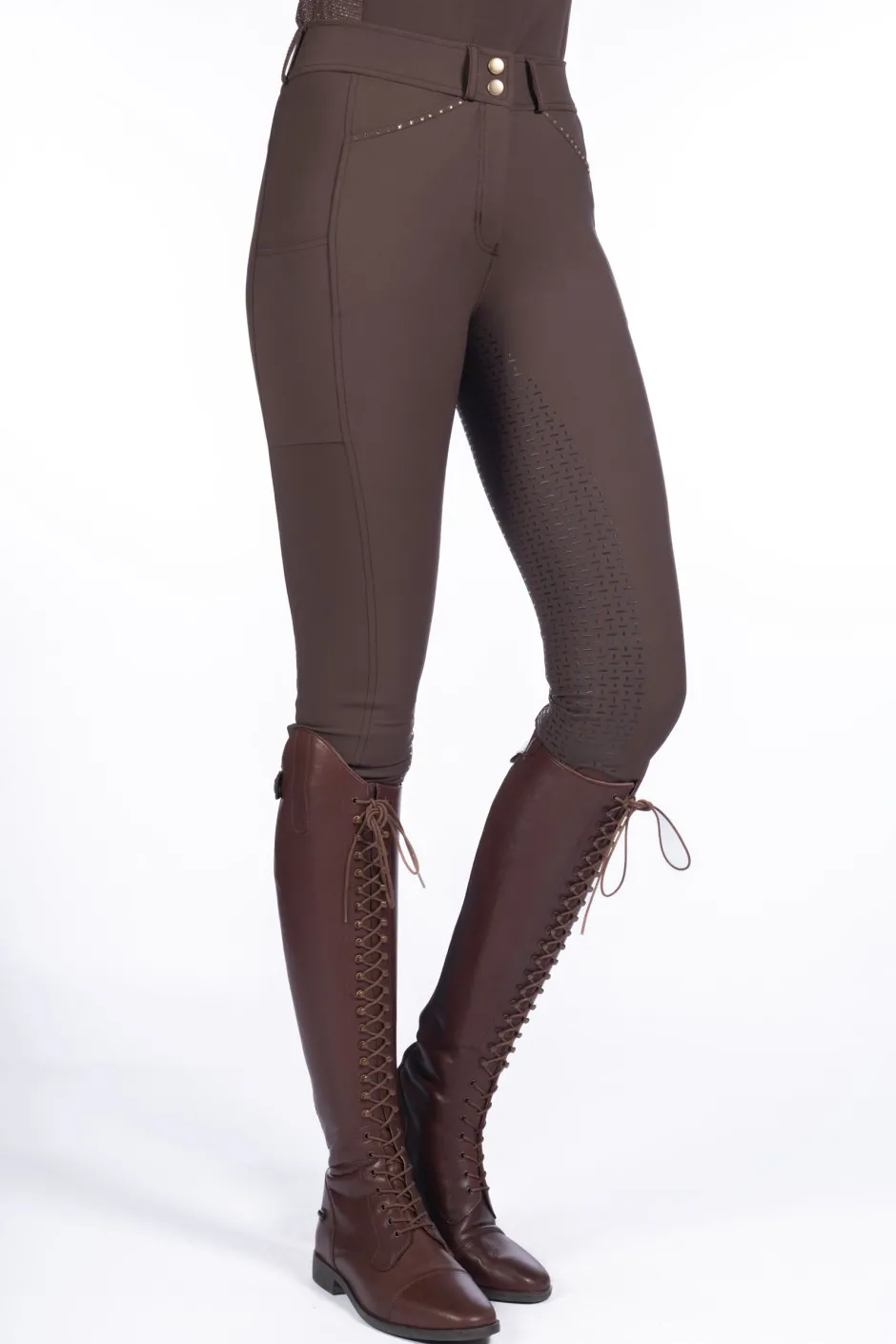 HKM Reithose -Helene- Silikon-Vollbesatz
