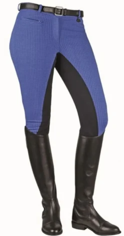 HKM Reithose -Karo- Dreiviertel Besatz