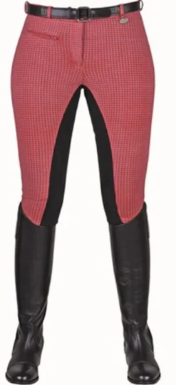 HKM Reithose -Karo- Dreiviertel Besatz