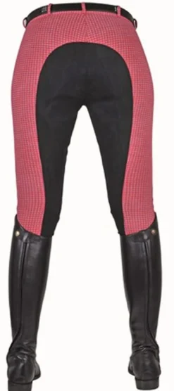 HKM Reithose -Karo- Dreiviertel Besatz
