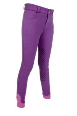 HKM Reithose -Kids Easy- Silikon-Kniebesatz