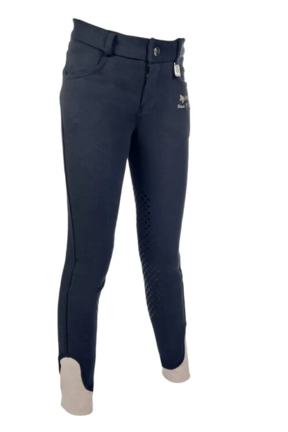 HKM Reithose -Kids Easy- Silikon-Kniebesatz
