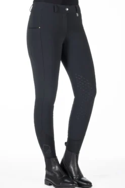 HKM Reithose -Livigno- Silikon-Kniebesatz