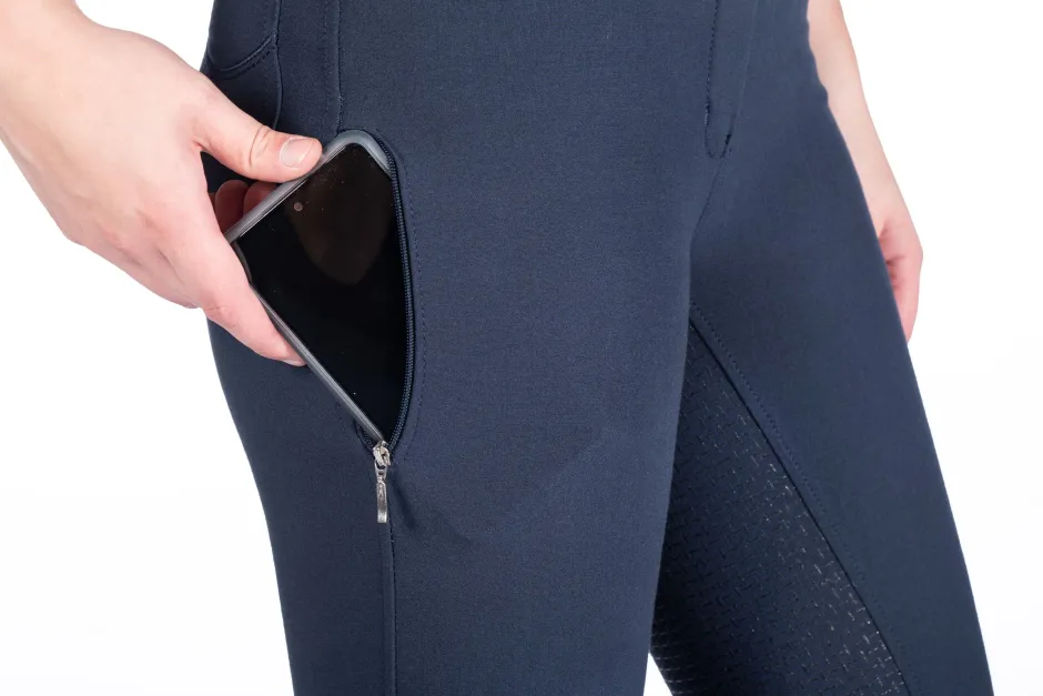 HKM Reithose -Lyon- Silikon-Vollbesatz