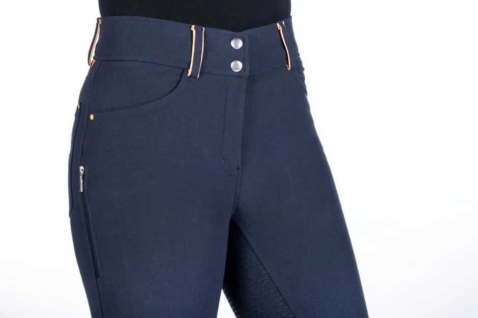 HKM Reithose -Lyon- Silikon-Vollbesatz