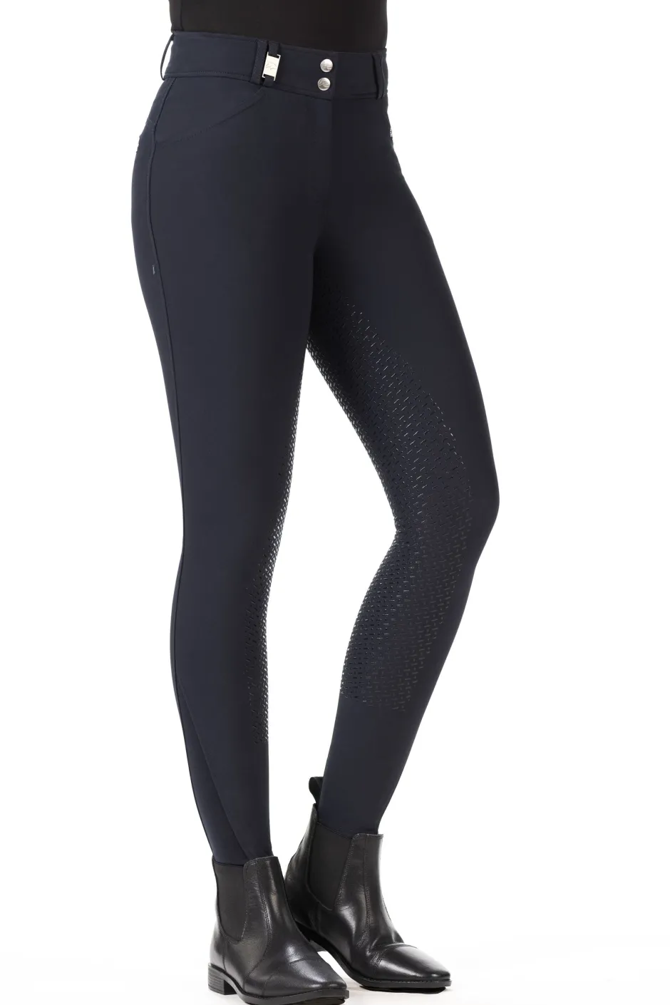 HKM Reithose -Monaco Crystal- Style Silikon-Vollbesatz