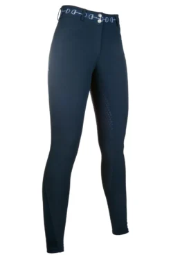 HKM Reithose -Monaco- Style Silikon-Kniebesatz