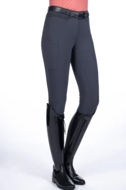 HKM Reithose -Rosewood- Silikon-Vollbesatz