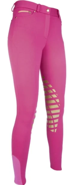 HKM Reithose -Soft- Silikon-Kniebesatz
