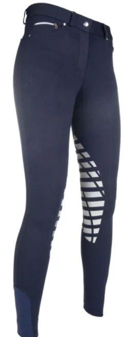 HKM Reithose -Soft- Silikon-Kniebesatz