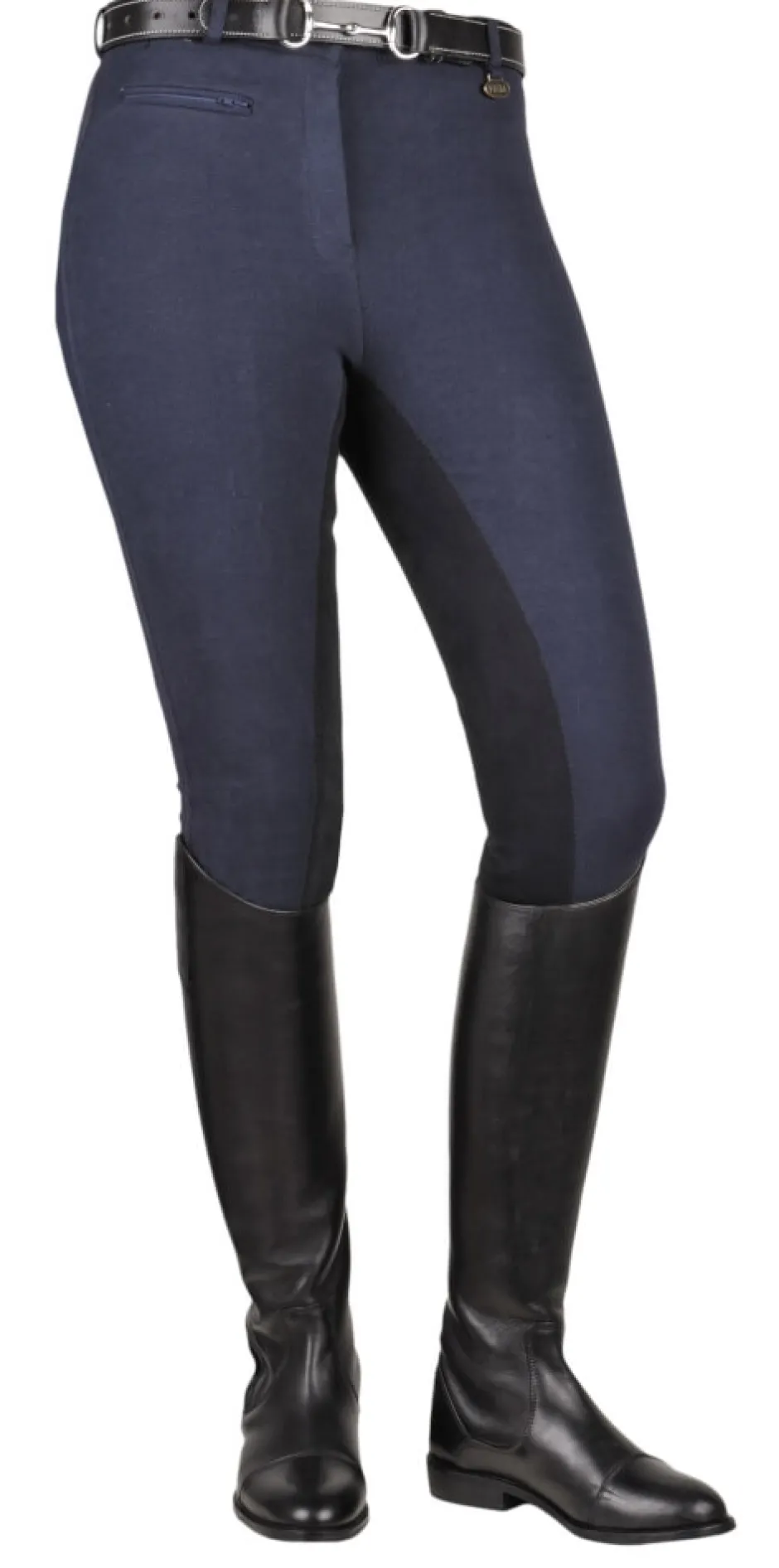 HKM Reithose -Stretchy- Dreiviertel Besatz