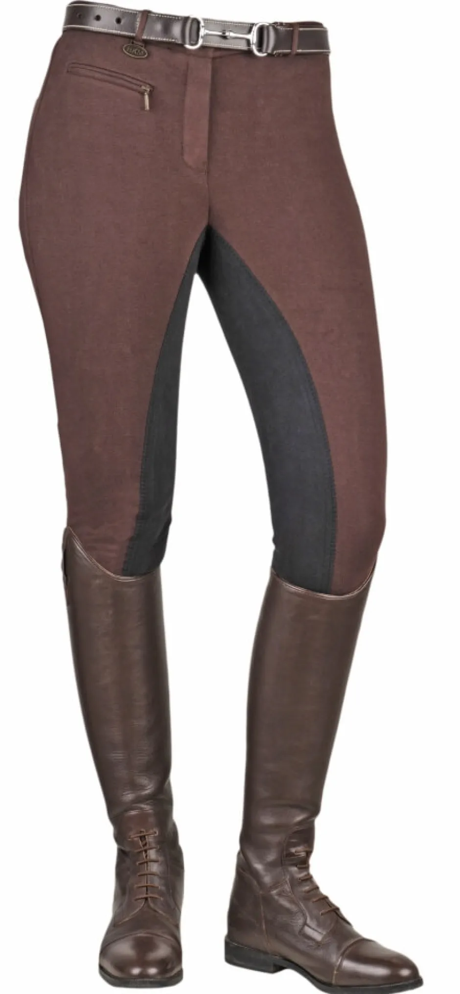 HKM Reithose -Stretchy- Dreiviertel Besatz