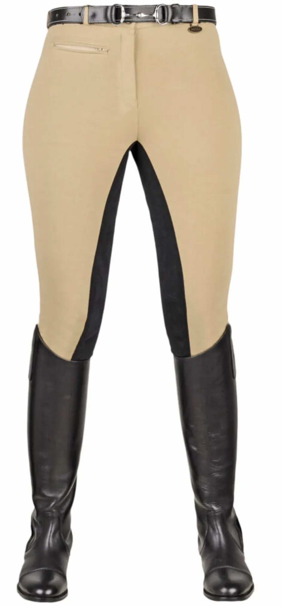 HKM Reithose -Stretchy- Dreiviertel Besatz