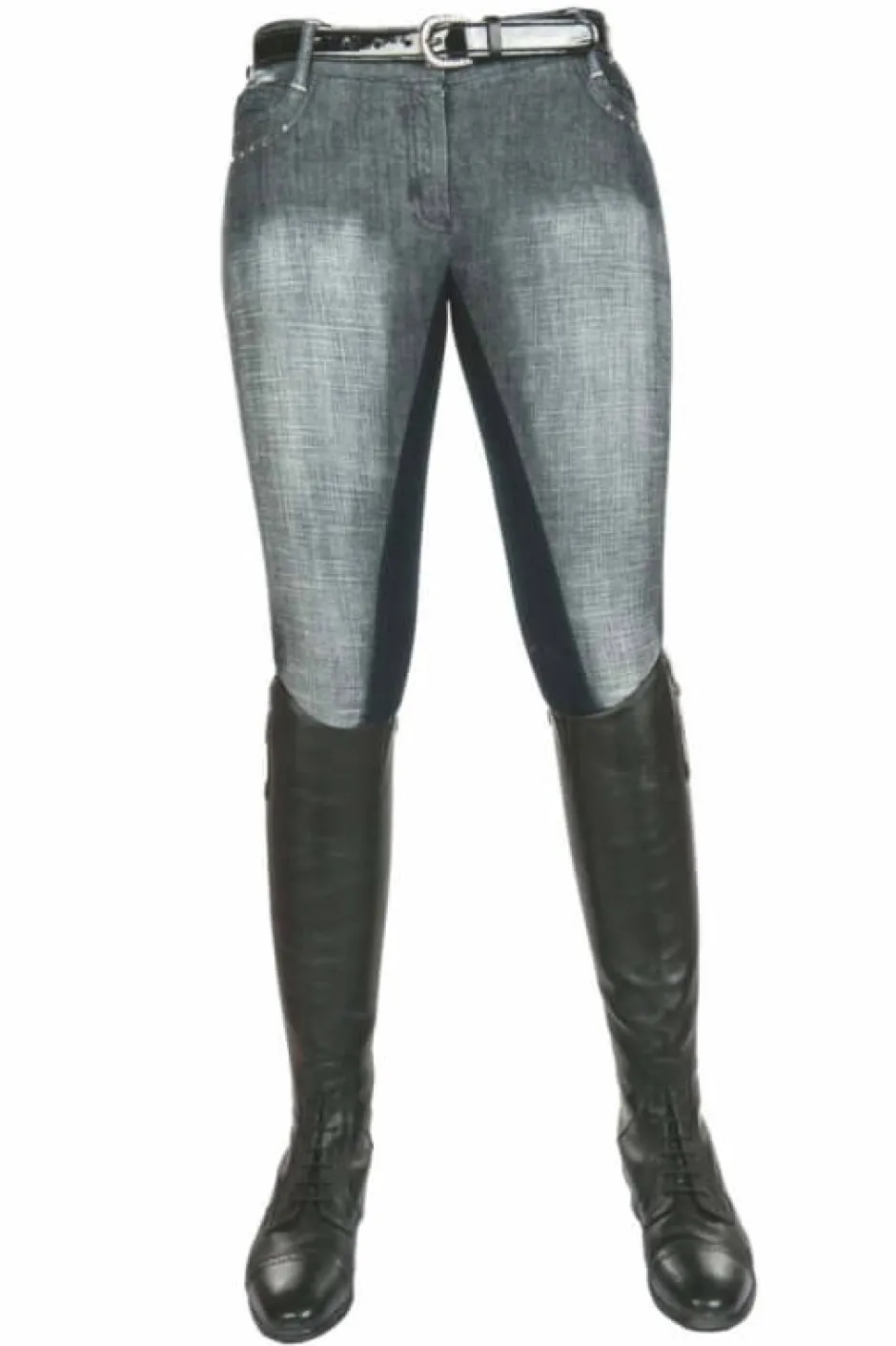 HKM Reithose -Super chic- Dreiviertel Besatz