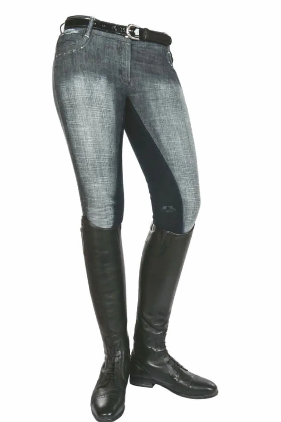 HKM Reithose -Super chic- Dreiviertel Besatz