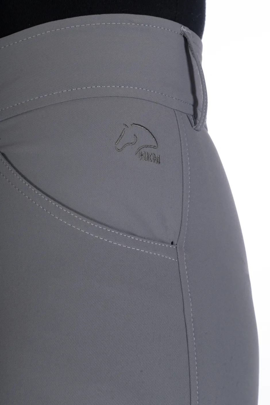 HKM Reithose -Tampa- Silikon-Kniebesatz