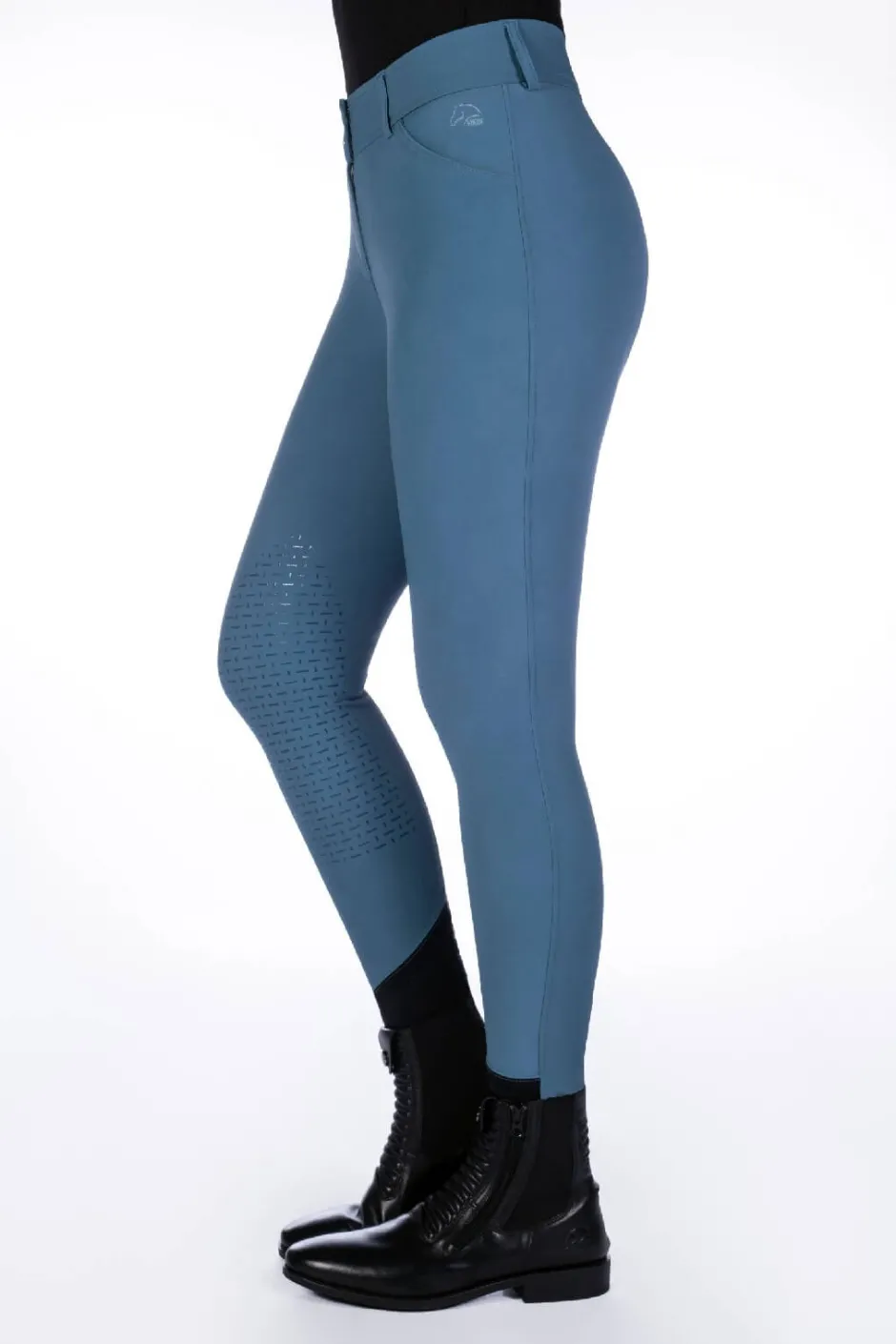 HKM Reithose -Tampa- Silikon-Kniebesatz