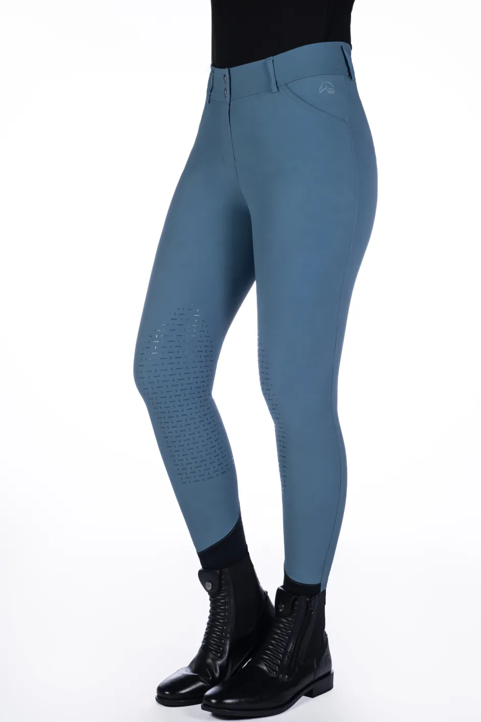 HKM Reithose -Tampa- Silikon-Kniebesatz