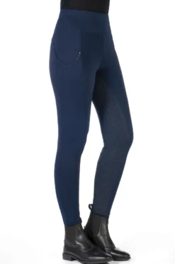 HKM Reitleggings -Cosy II- Style Silikon-Vollbesatz