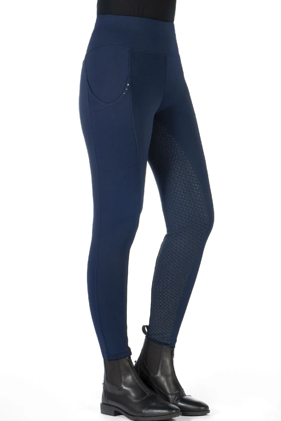 HKM Reitleggings -Cosy II- Style Silikon-Vollbesatz
