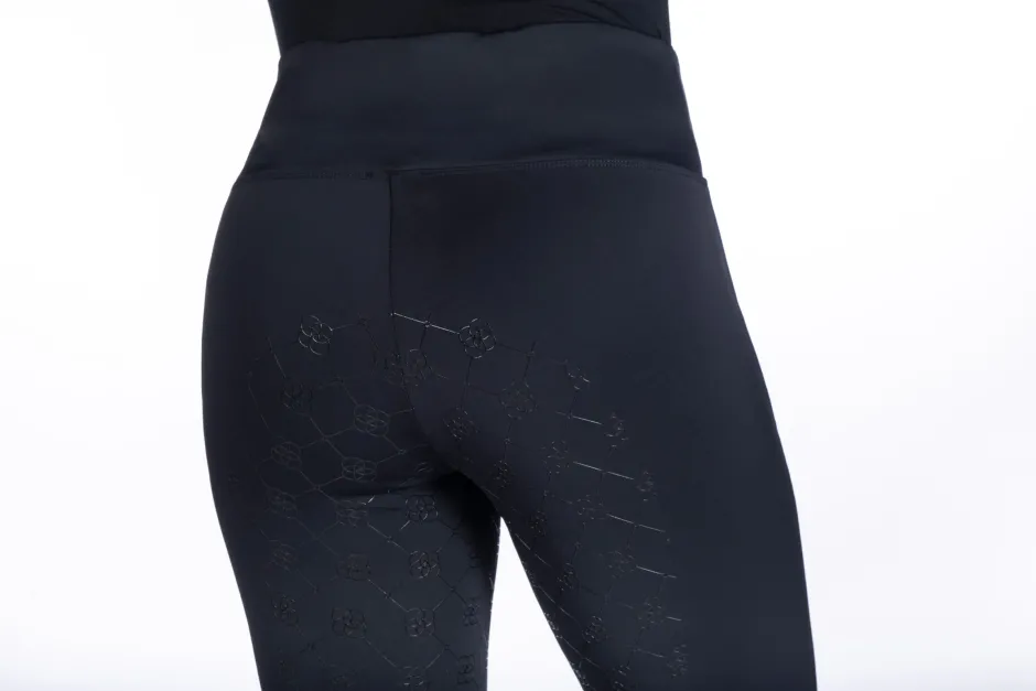 HKM Reitleggings -Edinburgh Mesh- Silikon-Vollbesatz