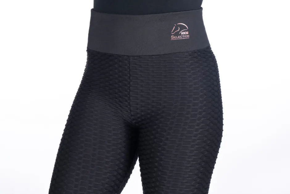 HKM Reitleggings -Edinburgh Shape- Silikon-Kniebesatz