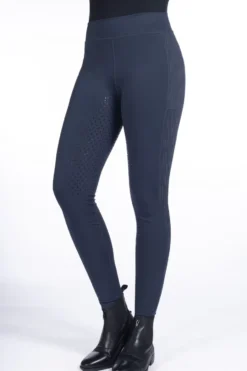 HKM Reitleggings -Flow Reflective- Silikon-Vollbesatz