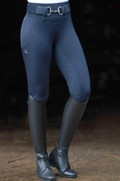 HKM Reitleggings -Hunter- Silikon-Vollbesatz