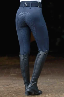 HKM Reitleggings -Hunter- Silikon-Vollbesatz