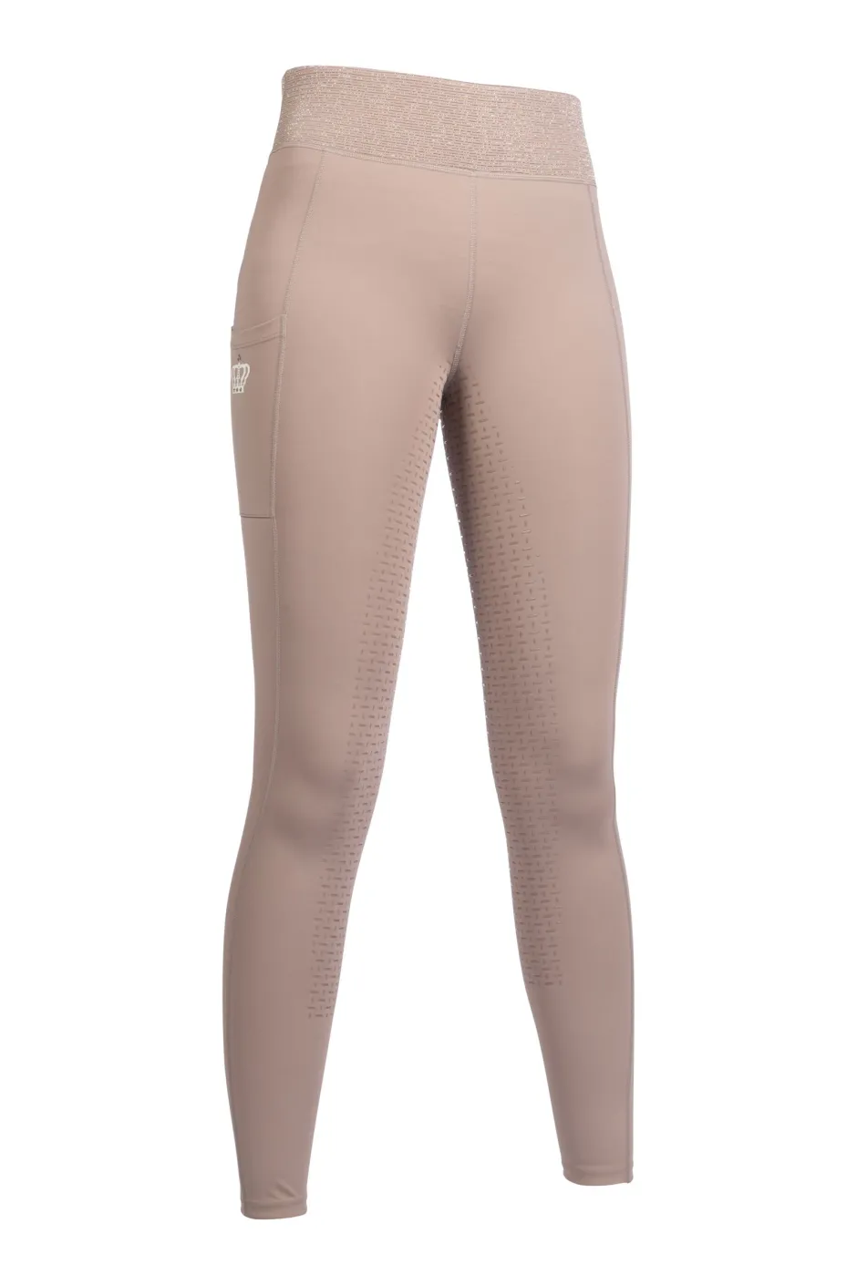 HKM Reitleggings -Lavender Bay- Silikon-Vollbesatz