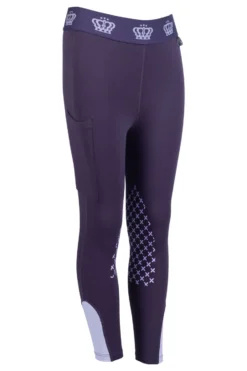 HKM Reitleggings -Lola- Silikon-Kniebesatz