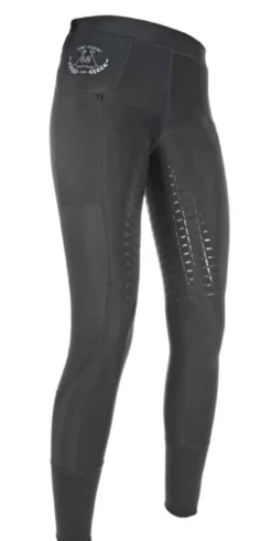 HKM Reitleggings -Mesh- Silikon-Vollbesatz
