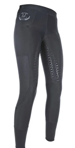 HKM Reitleggings -Mesh- Silikon-Vollbesatz
