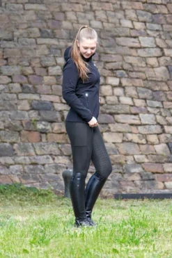HKM Reitleggings -Mesh- Silikon-Vollbesatz