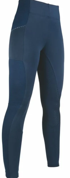 HKM Reitleggings -Mesh-Style Silikon-Vollbesatz