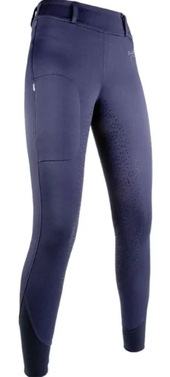 HKM Reitleggings -Morello- Silikon-Vollbesatz