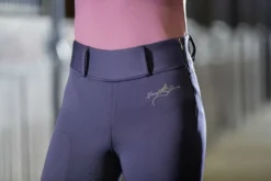 HKM Reitleggings -Morello- Silikon-Vollbesatz