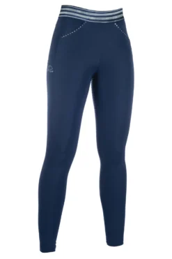 HKM Reitleggings -Pull on- Silikon-Vollbesatz