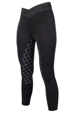 HKM Reitleggings -Ruby- Silikon-Vollbesatz