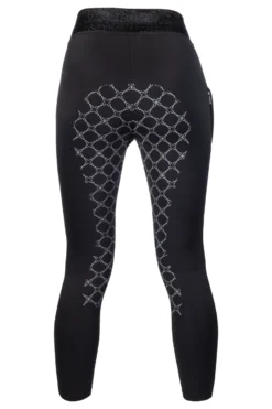 HKM Reitleggings -Ruby- Silikon-Vollbesatz