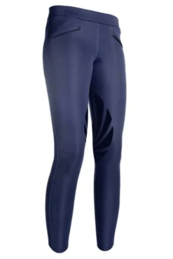 HKM Reitleggings Softshell -Heat- Silikon-Kniebesatz