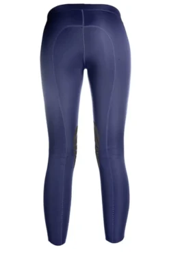 HKM Reitleggings Softshell -Heat- Silikon-Kniebesatz