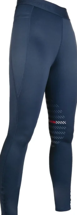 HKM Reitleggings -Sports- Silikon-Kniebesatz