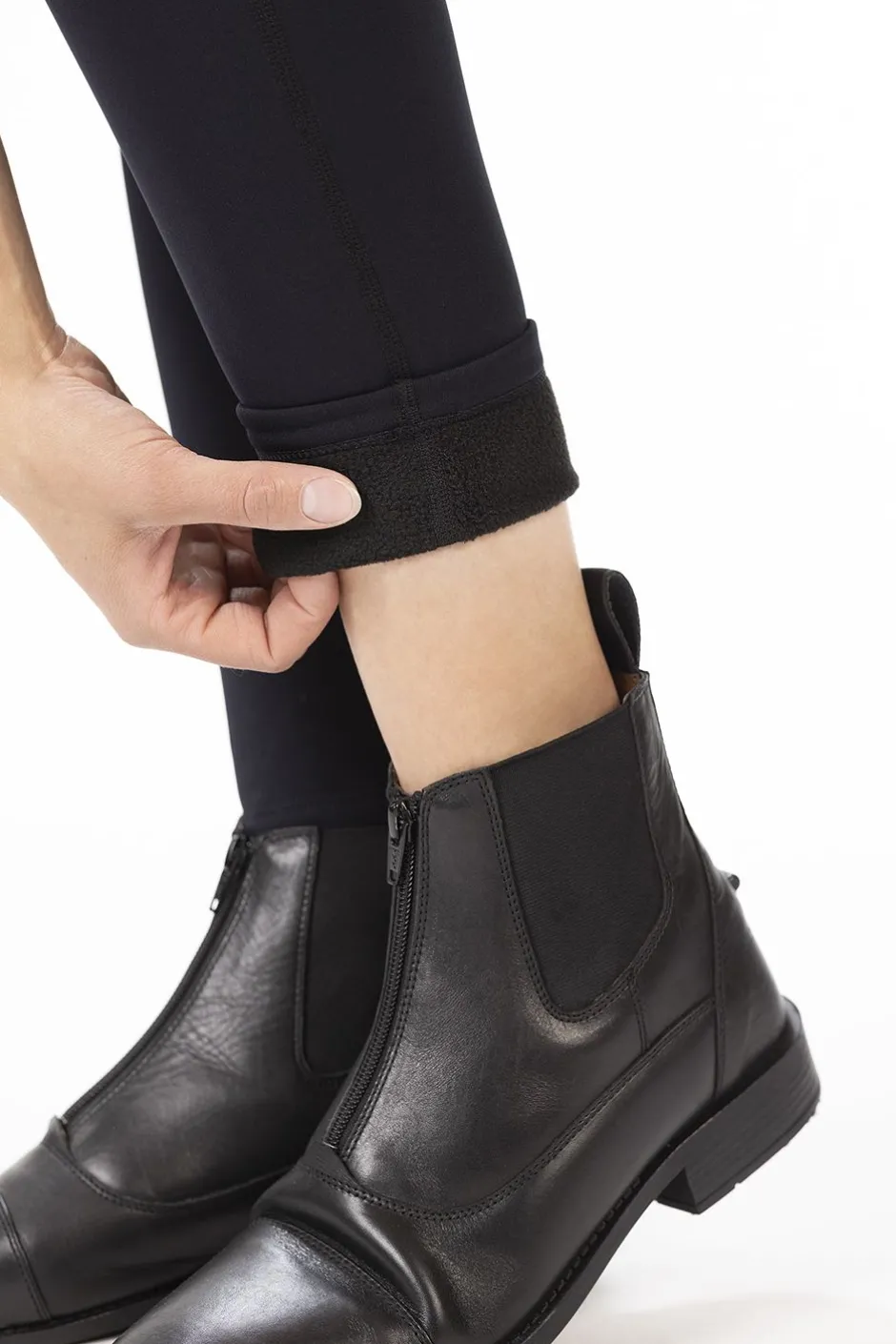 HKM Reitleggings -Sports- Silikon-Kniebesatz